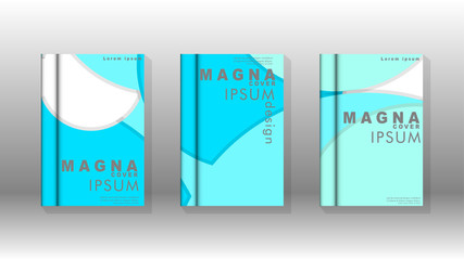 Abstract low circle shape background for corporate business annual report book cover brochure flyer poster. Eps10 vector template