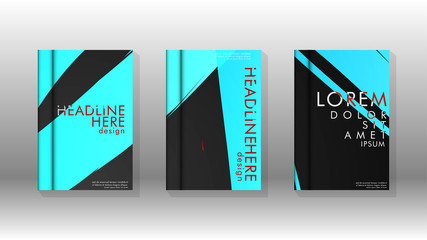 Book Cover colorful geometric backgrounds.