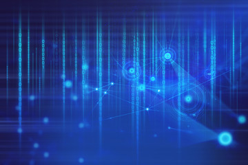 ai internet of thing, network background 3d illustration rendering, data deep learning, robotic science, neuron plexus futuristic, supercomputer, brain technology digital science