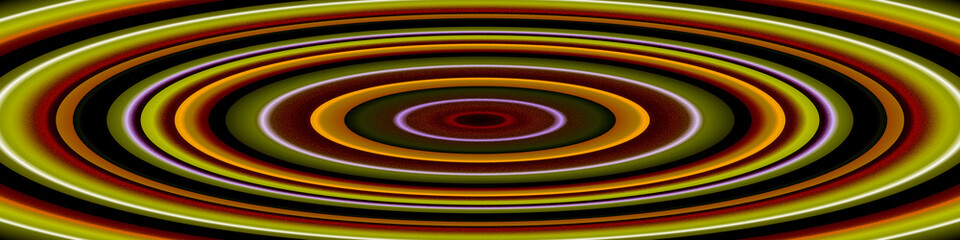 Digital Art, panoramic abstract three-dimensional objects with soft lighting, Germany