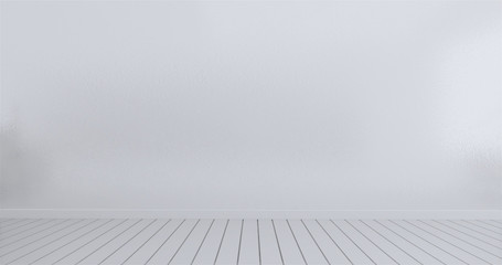 mock up empty room white wall background. 3d rendering