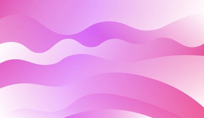 Blurred Decorative Design In Modern Style With Wave, Curve Lines. For Design, Presentation, Business. Vector Illustration with Color Gradient.