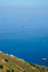 paragliding in Castelmola
