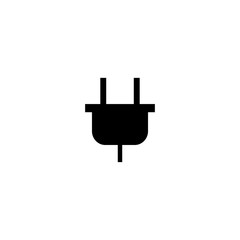 Plug icon. Charge technology sign