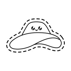 patch of hat female kawaii