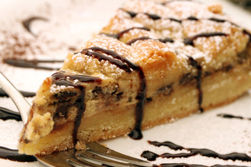 crostata di ricotta e cioccolato