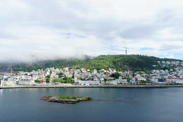 Fototapeta premium Entrance to the Ålesund bay