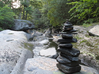 stones in water