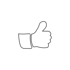 Like icon. Social  media button.