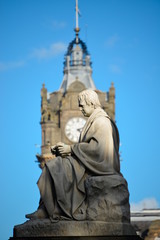 Fototapeta na wymiar Sir Walter;Scott Monument;England
