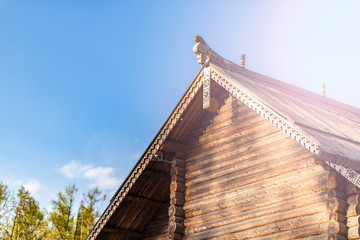 ancient, wooden. country house