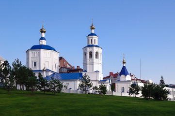 Fototapeta na wymiar Temple in honor of the Holy great Martyr Paraskeva Friday, Kazan, Russia.