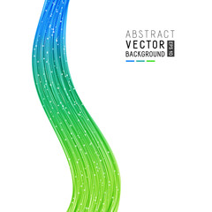 Abstract Background with Bright Gradient Vertical Wave Lines.