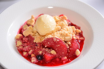 Delicious food in Bibury;England