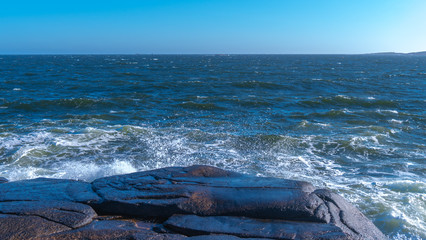 Ytre hvaler, wybrzeże morskie, bałtyk, bałtyckie, fale, norwegia, norway, norge, scandianvia, europa © Dreamnordno