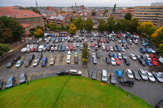 Parking Lot in  Clifford’s Tower;England