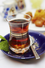 Close up of the tea;Dubai; United Arab Emirates