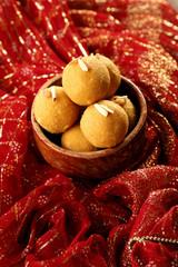Traditional Indian Sweet - Besan Ke Laddu