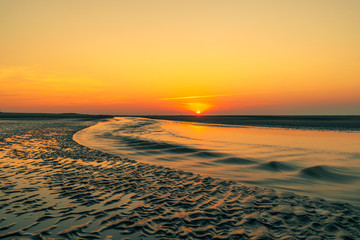Fototapeta na wymiar Sunrise On North Beach, Seabrook Island