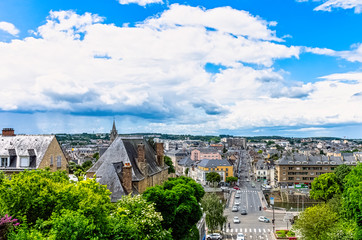 Panorama of Le Mans, Maine, France