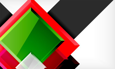 Colorful square and rectangle blocks background