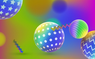 Abstract background for web. Liquid color background design with Fluid gradient shapes. Multicolor gradient. Fashion holographic 3D background. Image for banner and advertising poster.