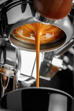 Espresso shot from espresso machine