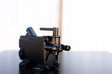 Mechanical tools for auto service and car repair. isassemble engine block vehicle. Motor capital repair. Car service concept