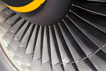 blades of fan turbojet engine