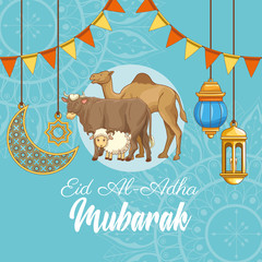 Obraz premium The Feast of Islamic Sacrifice