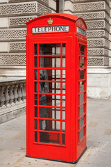 Telephone booth. London, UK