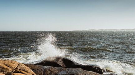 Ytre hvaler, wybrzeże morskie, bałtyk, bałtyckie, fale, norwegia, norway, norge, scandianvia, europa © Dreamnordno