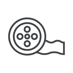 Line icon movie reel