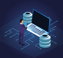 Virtual reality and friends cartoons