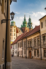 Fototapeta View of the Wawel castle from Kanonicza street. obraz