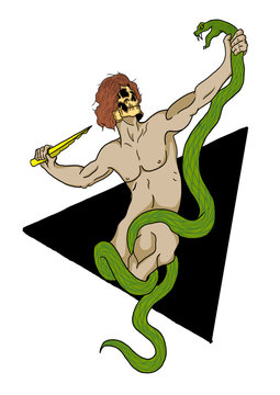 lu y  serpiente 