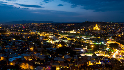 night Tbilisi in all its glory