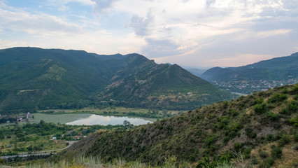 Naklejka premium charming nature and architecture of Georgia