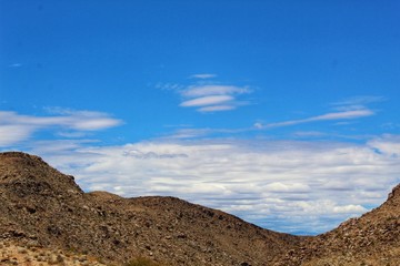 MELDING MOUNTAINS, Southern Mojave Desert Geology, transition between the Pinto and Little San Bernardino ranges, witness at 49 Palms exhibit of Joshua Tree National Park, conserve and protect, 052919