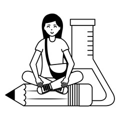 happy young people school