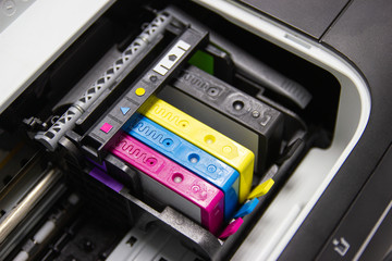 An ink cartridge or inkjet cartridge is a component of an inkjet printer that contains the ink four...