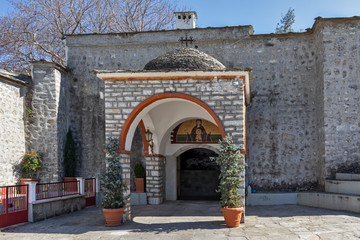 Naklejka premium Medieval Holy Monastery of Holy Mary Eikosifoinissa, Greece