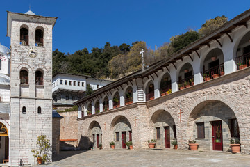 Fototapeta na wymiar Medieval Holy Monastery of Holy Mary Eikosifoinissa, Greece