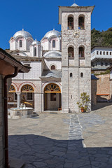 Fototapeta premium Medieval Holy Monastery of Holy Mary Eikosifoinissa, Greece