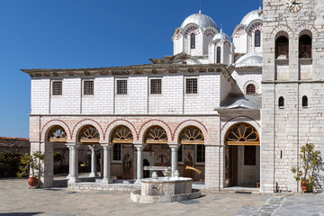 Obraz premium Medieval Holy Monastery of Holy Mary Eikosifoinissa, Greece