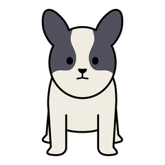 little dog adorable mascot character