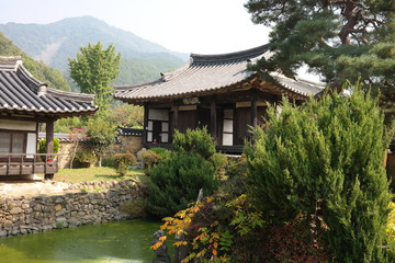 Fototapeta na wymiar Mugiyeondang old house of South Korea
