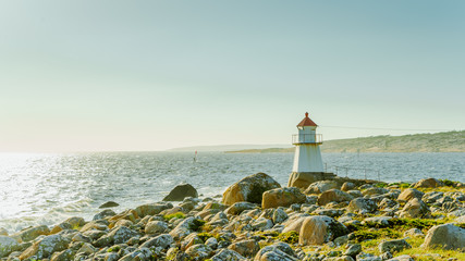 Ytre Hvaler, National Park, Park Narodowy, Hvaler, Norwegia, Norway, Norge, latarnia morska - obrazy, fototapety, plakaty