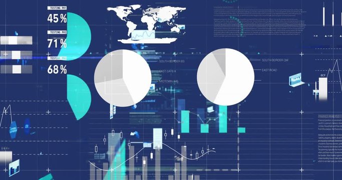 Different graphs and statistics