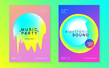 Naklejka premium Poster for summer fest and music flyer.